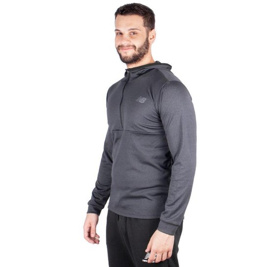 Moletom New Balance Tenacity Com Capuz Preto