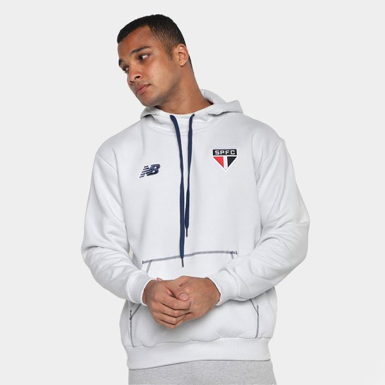 Moletom São Paulo 24/25 Viagem New Balance C/ Capuz Masculina