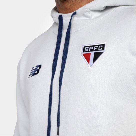 Moletom São Paulo 24/25 Viagem New Balance C/ Capuz Masculina