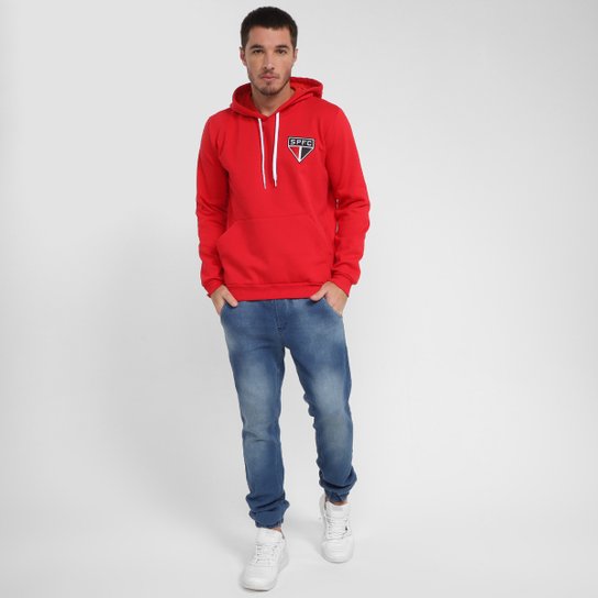 Moletom São Paulo C/ Capuz Masculino