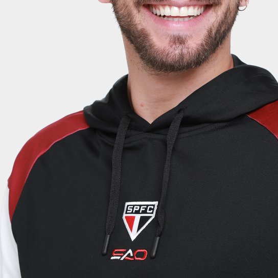 Moletom São Paulo Escudo Masculino