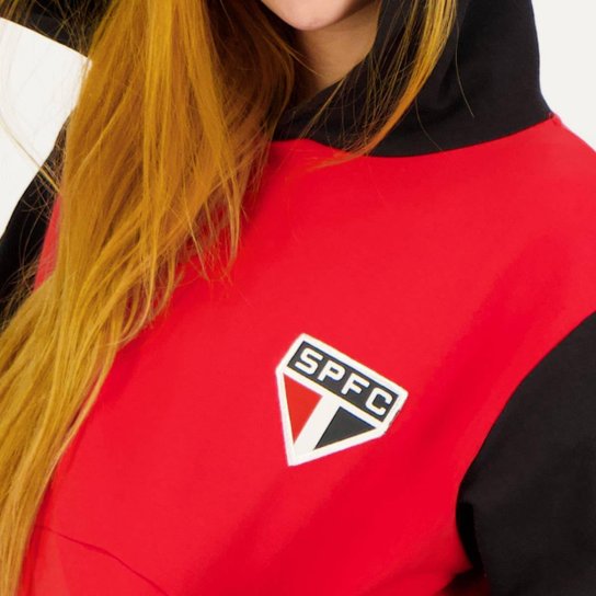 Moletom São Paulo Favorite Feminino Vermelho