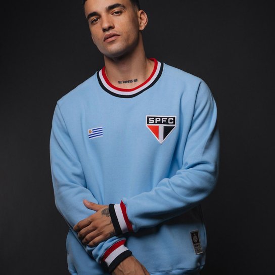 Moletom São Paulo Ídolos Uruguaios Masculino