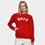 Moletom São Paulo Tricolor Feminino - Vermelho