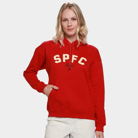 Moletom São Paulo Tricolor Feminino