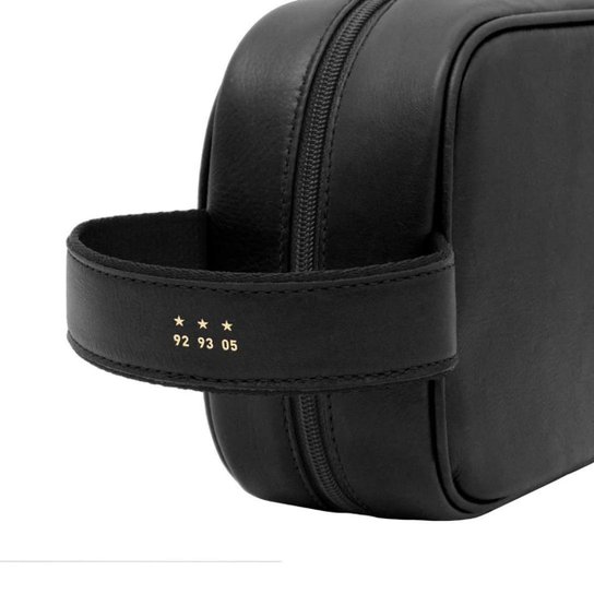 Necessaire de Couro São Paulo Preto