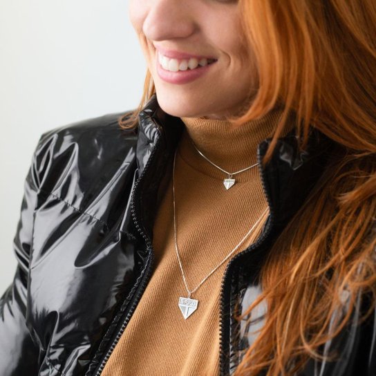 Pingente São Paulo Escudo em Prata 925