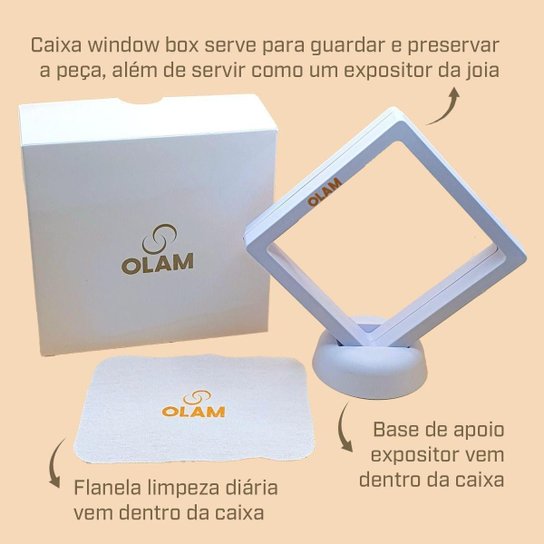 Pingente São Paulo Escudo Mini em Prata 925 Colorido + Corrente 42 cm