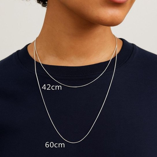 Pingente São Paulo Escudo Mini em Prata 925 Colorido + Corrente 60 cm