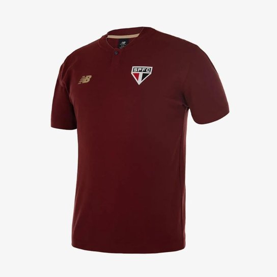 Polo São Paulo Viagem New Balance 2025 Bordô