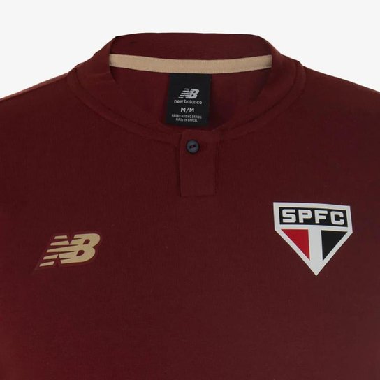 Polo São Paulo Viagem New Balance 2025 Bordô