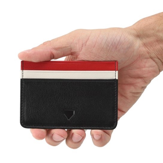 Porta Cartão de Couro São Paulo F.C. 0001 Produto Oficial