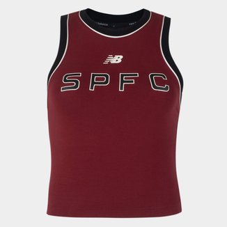 Regata Cropped São Paulo 25/26 New Balance Feminina