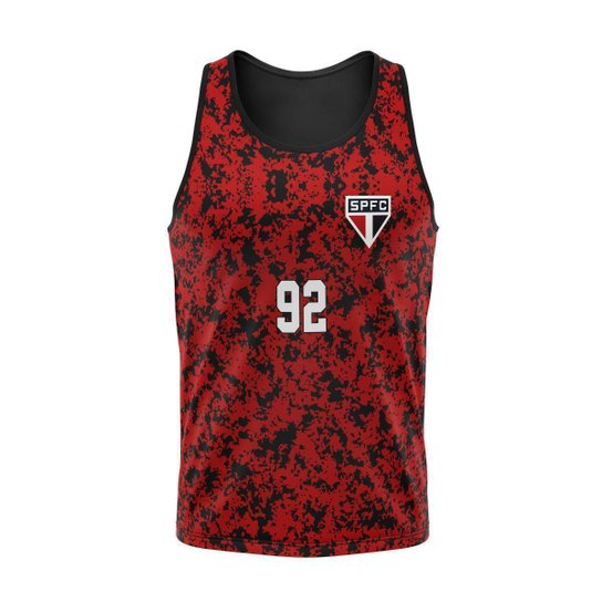 Regata do SÃO PAULO Original Plus Size Oficial Licenciada Camiseta FAITH SPFC 1992