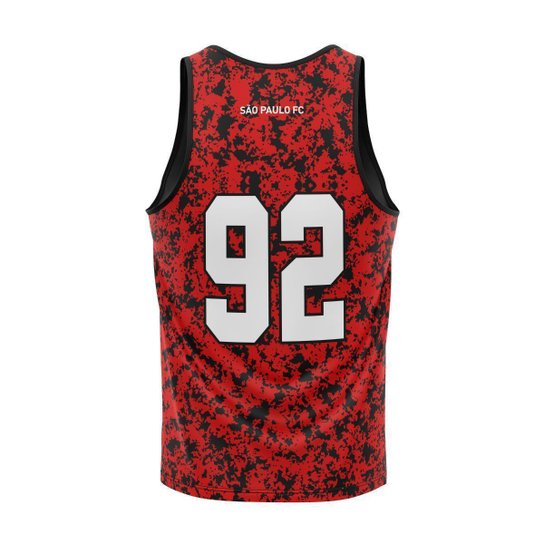 Regata do SÃO PAULO Original Plus Size Oficial Licenciada Camiseta FAITH SPFC 1992