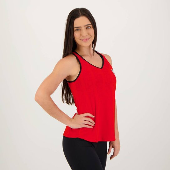 Regata São Paulo Goat Feminina Vermelha