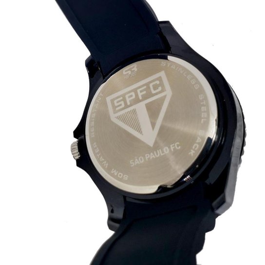 Relógio São Paulo FC Oficial Masculino Preto SPFC-004-5