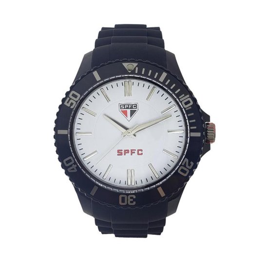 Relógio São Paulo FC Oficial Masculino Preto SPFC-004-5
