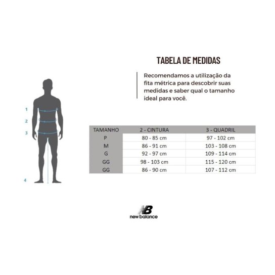 Short New Balance Corrida Essentials 5" Masculino