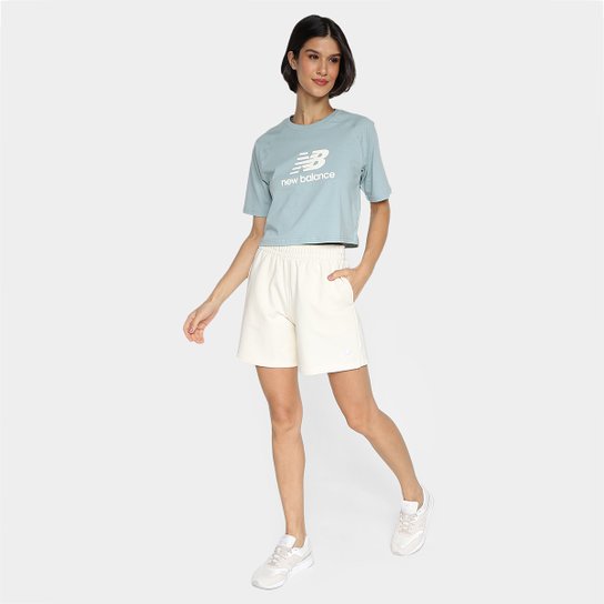 Short New Balance Small Logo Feminino
