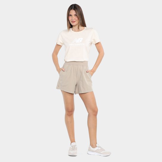 Short New Balance Trend Small Logo Feminino