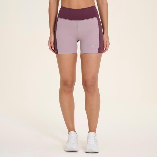 Shorts New Balance Active Athletics Feminino