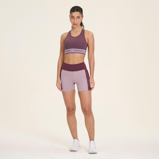 Shorts New Balance Active Athletics Feminino