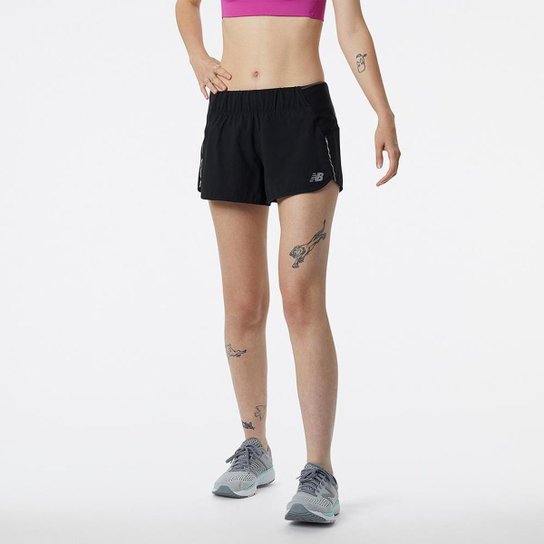 Shorts New Balance Impact Run 3" Feminino