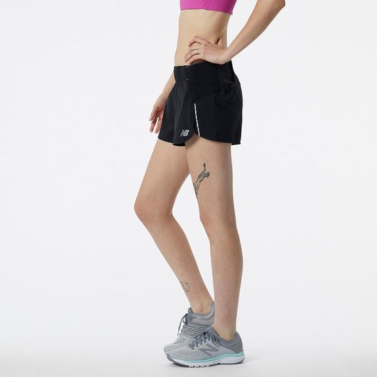 Shorts New Balance Impact Run 3" Feminino