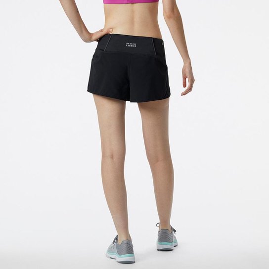 Shorts New Balance Impact Run 3" Feminino