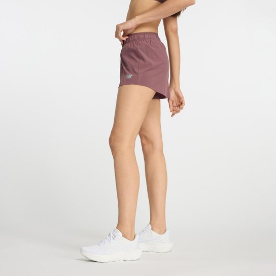 Shorts New Balance Run Club 3" Feminino