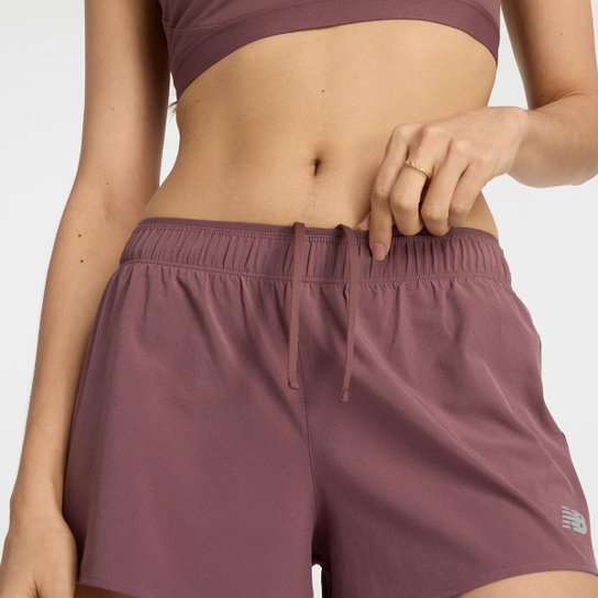 Shorts New Balance Run Club 3" Feminino