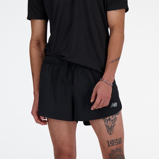 Shorts New Balance Split Run Club - 3" Masculino