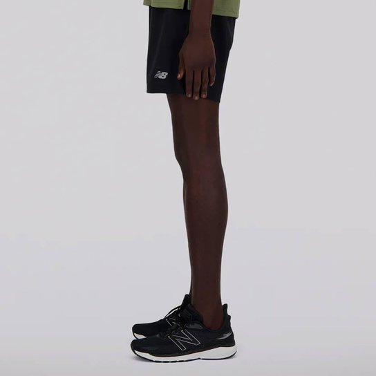 Shorts New Balance Sport Essentials 2 in 1 Preta