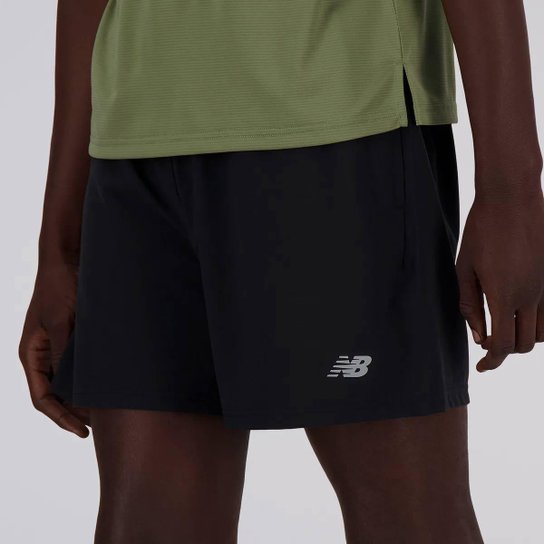 Shorts New Balance Sport Essentials 2 in 1 Preta