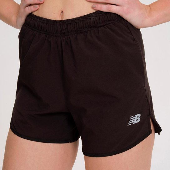 Shorts New Balance Sport Essentials 4" Feminino