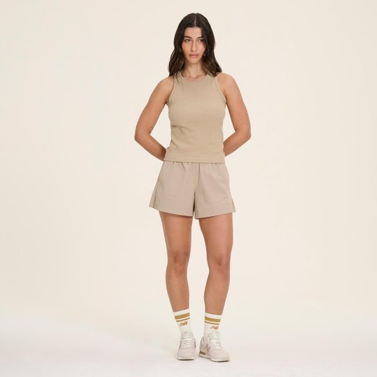 Shorts New Balance Trend Small Logo Feminino