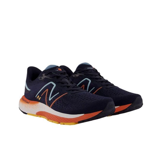 TENIS 880 V12 M880M12 - AZUL MARINHO/LARANJA 38