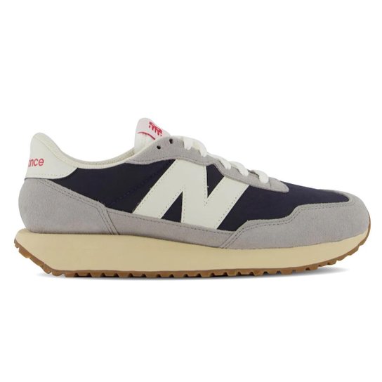 Tênis Casual Masculino New Balance 237 Lifestyle Couro Camurça