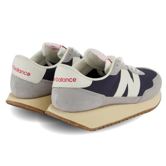 Tênis Casual Masculino New Balance 237 Lifestyle Couro Camurça