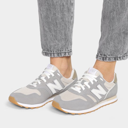 Tênis Couro New Balance 373 Feminino