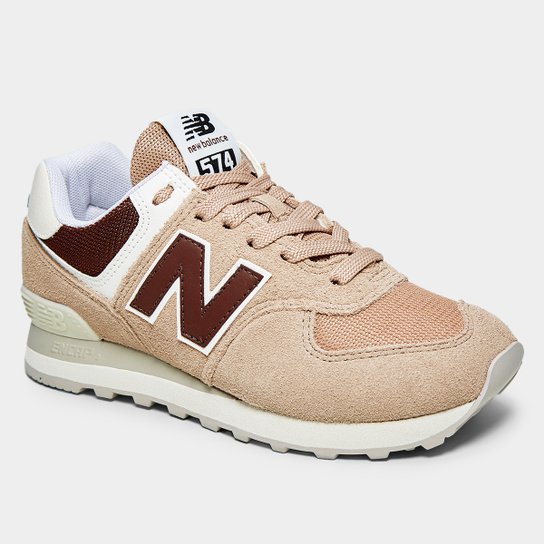 Tênis Couro New Balance 574 V'2 Feminino