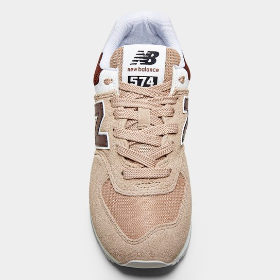 Tênis Couro New Balance 574 V'2 Feminino