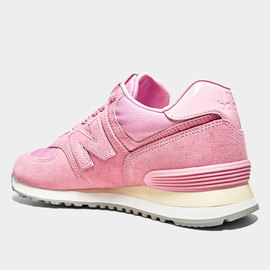 Tênis Couro New Balance 574 V'2 Feminino