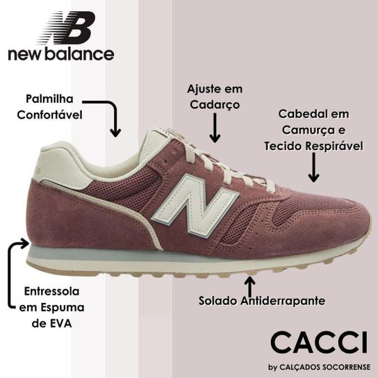 Tenis Masculino Casual Versatil Estiloso New Balance 373 V2