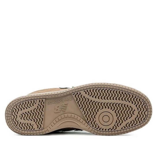 Tênis Masculino New Balance 480L Camurça Marrom Claro