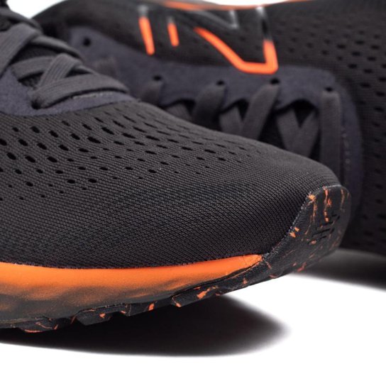 Tênis Masculino New Balance 520 V8 Cinza Escuro/laranja