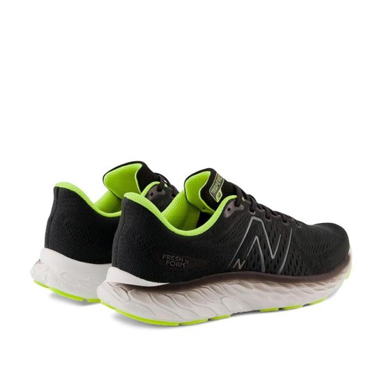 Tênis Masculino New Balance Fresh Foam X EVOZ V3 Preto/verde