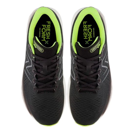 Tênis Masculino New Balance Fresh Foam X EVOZ V3 Preto/verde