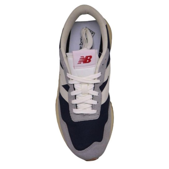 TENIS NEW BALANCE 237V1 MASCULINO-BEGE/GRAFITE